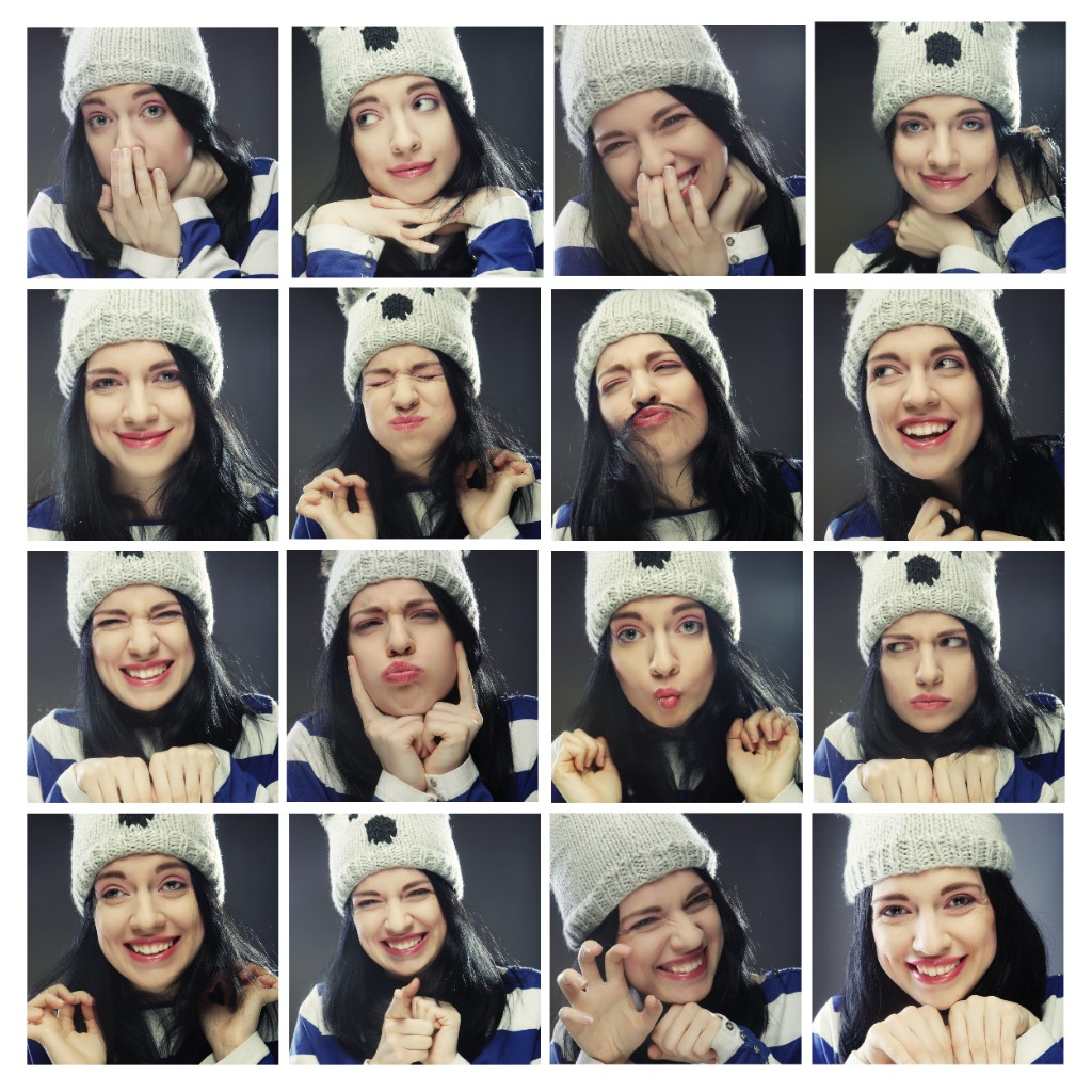 Photo strip poses from the booth